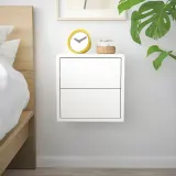 IKEA EKET (ИКЕА ЕКЕТ) — Шкаф настенный с 2 ящиками, белый 35x35x35 см — фото 3