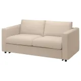 IKEA VIMLE (ИКЕА ВИМЛЕ) — Чехол на 2-местный раскладной диван, Халларп бежевый — фото 3