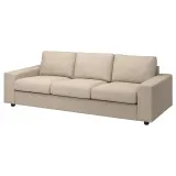 IKEA VIMLE (ИКЕА ВИМЛЕ) — Чехол на диван 3-местный с широкими подлокотниками, Хилларед бежевый — фото 2