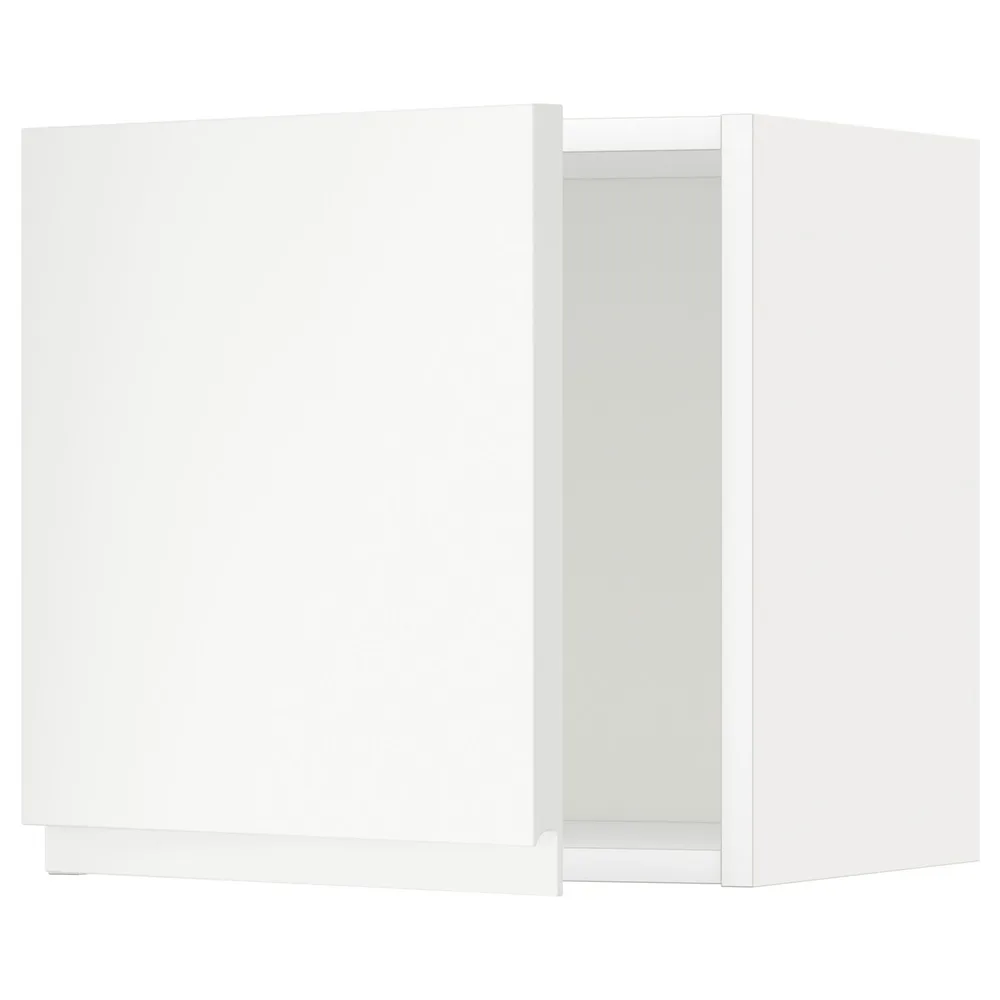 IKEA METOD (ИКЕА МЕТОД) — Настенный шкаф, белый/Вокстроп матовый белый 40x40 см