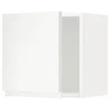 IKEA METOD (ИКЕА МЕТОД) — Настенный шкаф, белый/Вокстроп матовый белый 40x40 см — фото 1