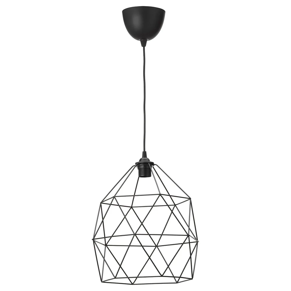 IKEA BRUNSTA (ИКЕА БРУНСТА) — / HAVSDJUP Лампа подвесная, чёрный 30 см