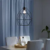 IKEA BRUNSTA (ИКЕА БРУНСТА) — / HAVSDJUP Лампа подвесная, чёрный 30 см — фото 2