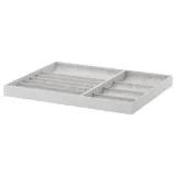 IKEA KOMPLEMENT (ИКЕА КОМПЛИМЕНТ) — Вкладыш для выдвижной полки, светло-серый 75x58 см — фото 1