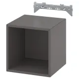 IKEA EKET (ИКЕА ЕКЕТ) — Настенный шкаф, тёмно-серый 35x35x35 см — фото 1