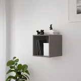 IKEA EKET (ИКЕА ЕКЕТ) — Настенный шкаф, тёмно-серый 35x35x35 см — фото 2