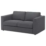 IKEA VIMLE (ИКЕА ВИМЛЕ) — Чехол на 2-местный диван, Gunnared средне-серый — фото 3
