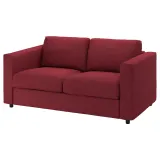 IKEA VIMLE (ИКЕА ВИМЛЕ) — Чехол на 2-местный диван, Lejde красно-коричневый — фото 2