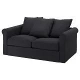 IKEA GRÖNLID (ИКЕА ГРЁНЛИД) — Чехол на 2-местный диван, Хилларед антрацит — фото 2