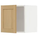 IKEA METOD (ИКЕА МЕТОД) — Шкаф навесной, белый/Форсбака дуб 40x40 см — фото 1