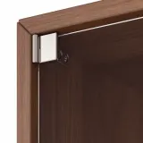 IKEA EKET (ИКЕА ЕКЕТ) — Шкаф навесной со стеклянной дверцей, коричневый орех 35x35x35 см — фото 4