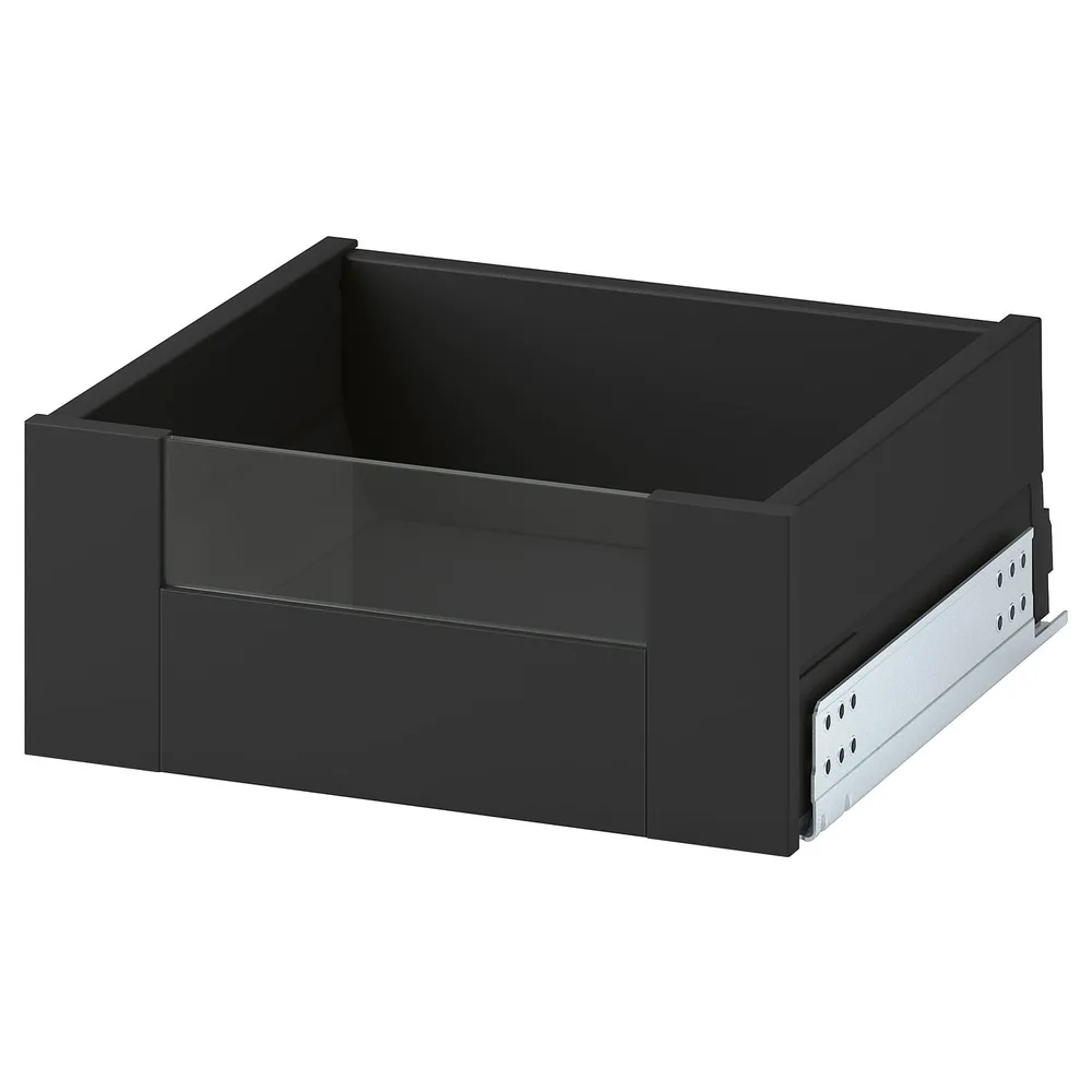 IKEA KNIVSHULT (ИКЕА КНИВСХУЛТ) — Ящик средний со стеклянным фасадом 40x37x15 см