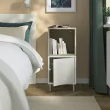 IKEA EKET (ИКЕА ЕКЕТ) — Комбинация шкафов на ножках, белый/бежевый 35x35x80 см — фото 2