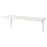 IKEA BURHULT (ИКЕА БУРХУЛТ) — / SIBBHULT Полка настенная, белый/белый 59x20 см — фото 1