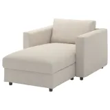 IKEA VIMLE (ИКЕА ВИМЛЕ) — Чехол на шезлонг, Gunnared бежевый — фото 3