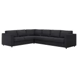 IKEA VIMLE (ИКЕА ВИМЛЕ) — Чехол углового дивана 5-местного, Хилларед антрацит — фото 2