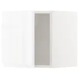 IKEA METOD (ИКЕА МЕТОД) — Шкаф навесной, белый/Воксторп глянцевый белый 40x40 см — фото 1