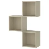 IKEA EKET (ИКЕА ЕКЕТ) — Комбинация настенных шкафов, бежевый 70x25x105 см — фото 1