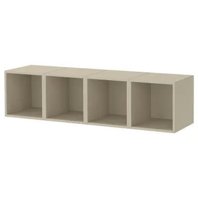 IKEA EKET (ИКЕА ЕКЕТ) — Комбинация подвесных шкафов, бежевый 140x35x35 см
