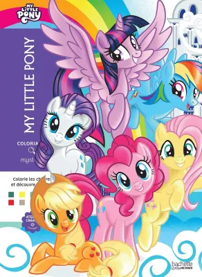 Раскраска по номерам Hachette Coloriages mystères - My Little Pony, 112 стр. (предзаказ 10.09.2026)