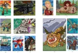 Раскраска по номерам Hachette Coloriages mystères - Dragons (Как приручить дракона), 112 стр. — фото 3