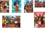 Раскраска по номерам Hachette Coloriages mystères Disney - Spécial film: Vaiana (Моана), новое дополненное издание, 128 стр. — фото 3