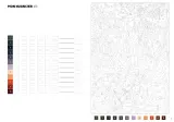 Раскраска по номерам Hachette Coloriages mystères - Fantasy (Фэнтези), издание 2026, 112 стр. — фото 4