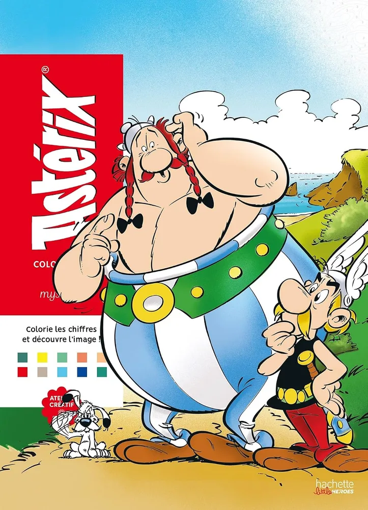 Раскраска по номерам Hachette Coloriages mystères - Astérix (Астерикс), 112 стр. (предзаказ 16.09.2026)