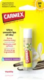 Carmex Vanilla - увлажняющий бальзам для губ в стике SPF 15 / 4,25 g / GTIN 0083078003814 — фото 1