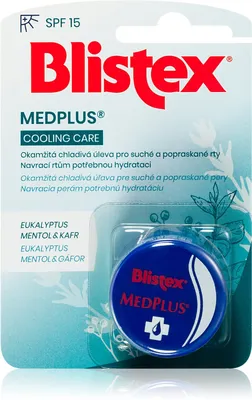 Blistex MedPlus - охлаждающий бальзам для сухих и потрескавшихся губ / SPF 15 7 мл