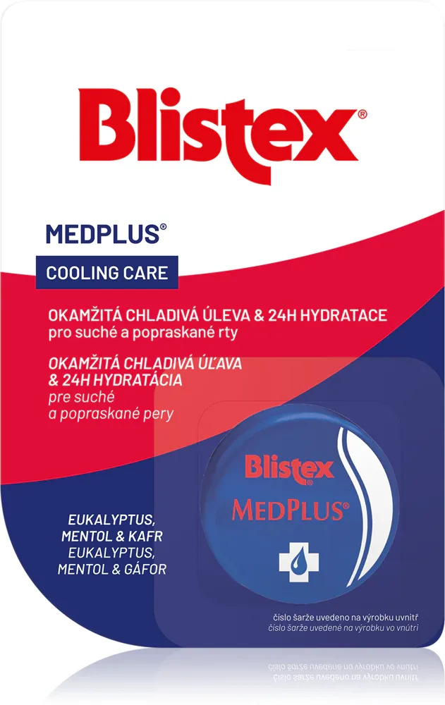 Blistex MedPlus - охлаждающий бальзам для сухих и потрескавшихся губ / SPF 15 7 ml / GTIN 4008455034614