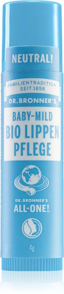 Dr. Bronner’s Baby-Mild Lip Balm - бальзам для губ без запаха / 4 g / GTIN 2800014206720
