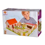 Игровой набор Eichhorn - Деревянная Ферма + 23 фигурки 4304 / артикул 4304 / GTIN 4003046043044 — фото 7