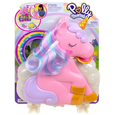 Mattel HKV51 — Игровой набор Polly Pocket Салон красоты Единорог HKV51