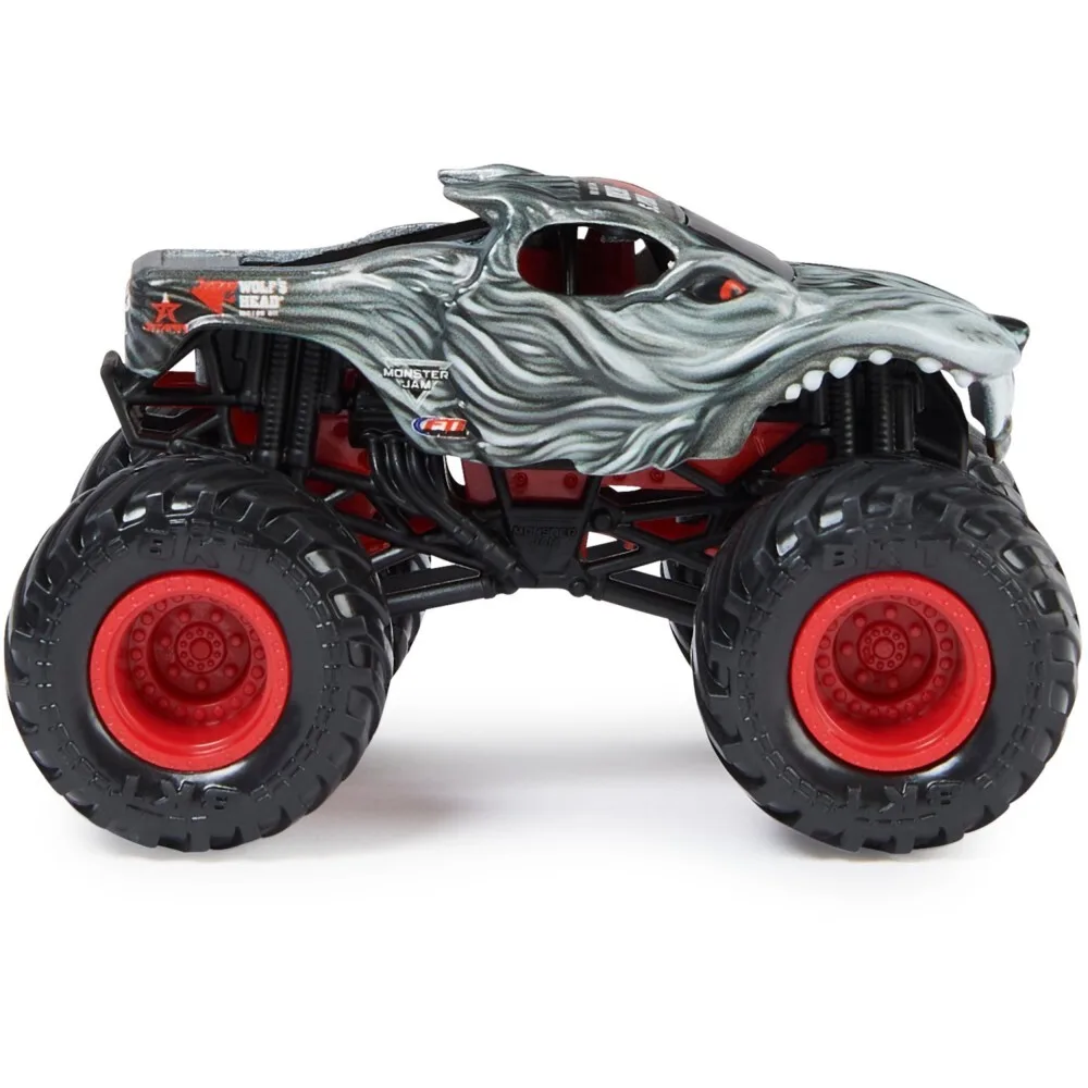 Spin Master Monster Jam — супервнедорожный грузовик Wolf's Head в масштабе 1:64 20136969 / артикул 58701 20136969 / GTIN 778988553480