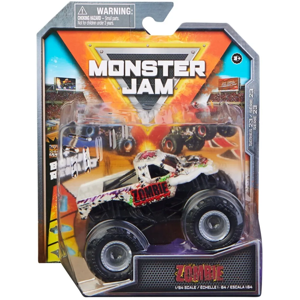 Spin Master Monster Jam — супервнедорожный грузовик Zombie в масштабе 1:64 20133742 / артикул 58701 6044941 20133742 / GTIN 778988553480