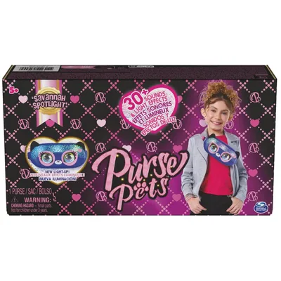 Spin Master 26708 20141430 — Purse Pets «Гепард Саванна» — интерактивная сумочка-питомец 20141430