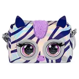 Purse Pets - интерактивная металлическая сумочка со звуком и подвижными глазками Zebra Rebel Stripez 20139591 / артикул 26700 6065582 20139591 / GTIN 778988451724 — фото 3