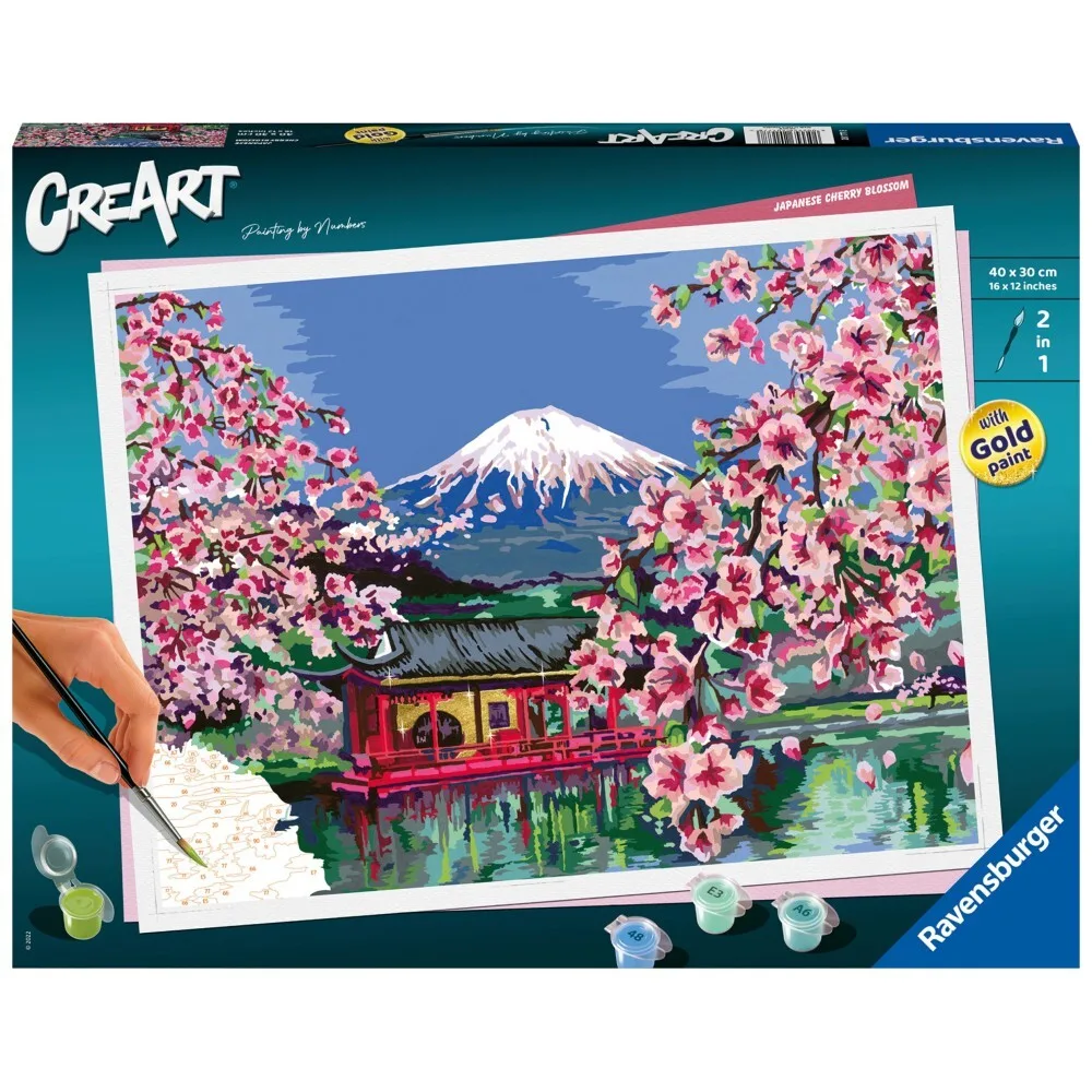 Ravensburger - CreArt Книга для рисования Цветение сакуры в Японии 201778 / артикул 201778 / GTIN 4005556201778