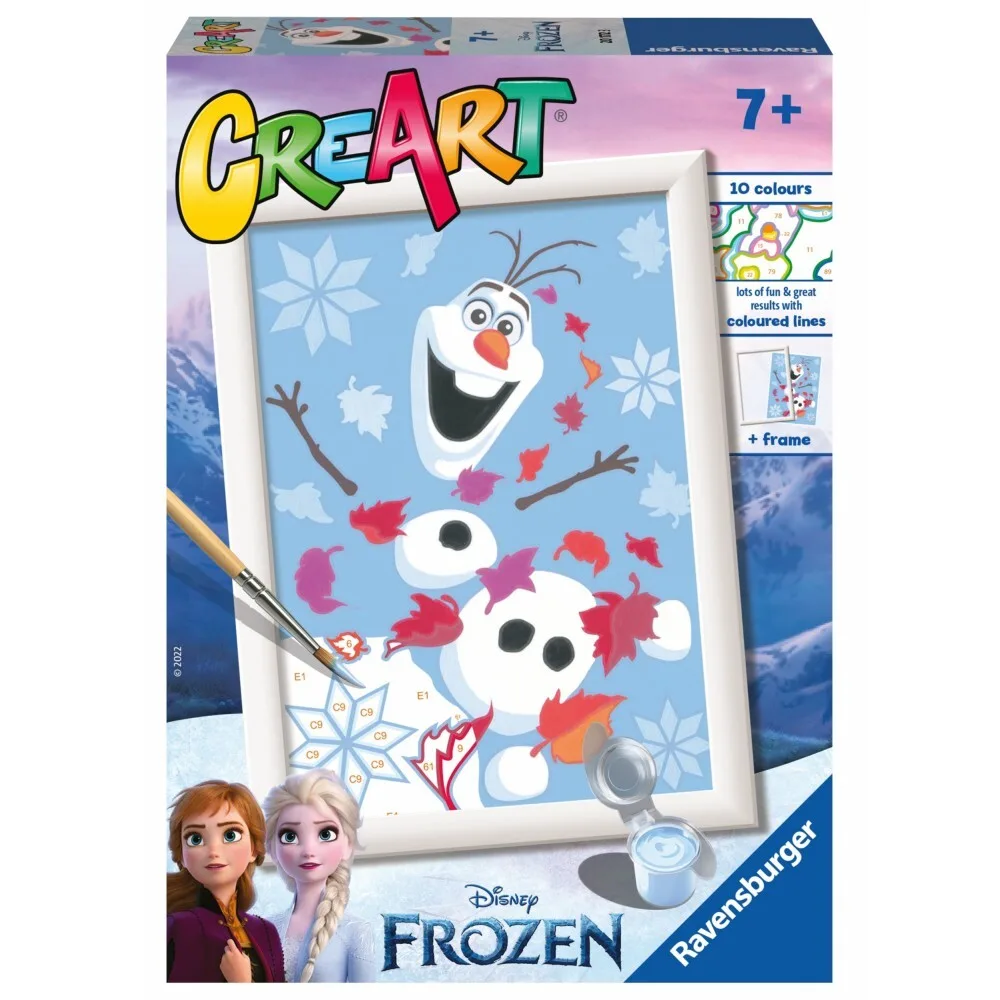 Ravensburger - CreArt Раскраска Frozen: Прекрасный Олаф 201723 / артикул 201723 / GTIN 4005556201723