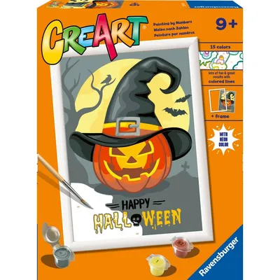 Картина по номерам Ravensburger CreArt 237128 Весёлого Хэллоуина 237128