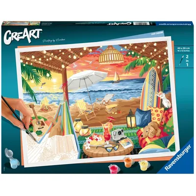 Картина по номерам Ravensburger CreArt 202768 Пляж 202768