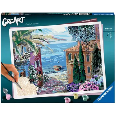Картина по номерам Ravensburger CreArt 202188 Средиземноморский пейзаж 202188