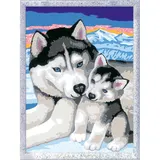 Ravensburger - CreArt Книжка для рисования с блестками Хаски 202157 / артикул 202157 / GTIN 4005556202157 — фото 2