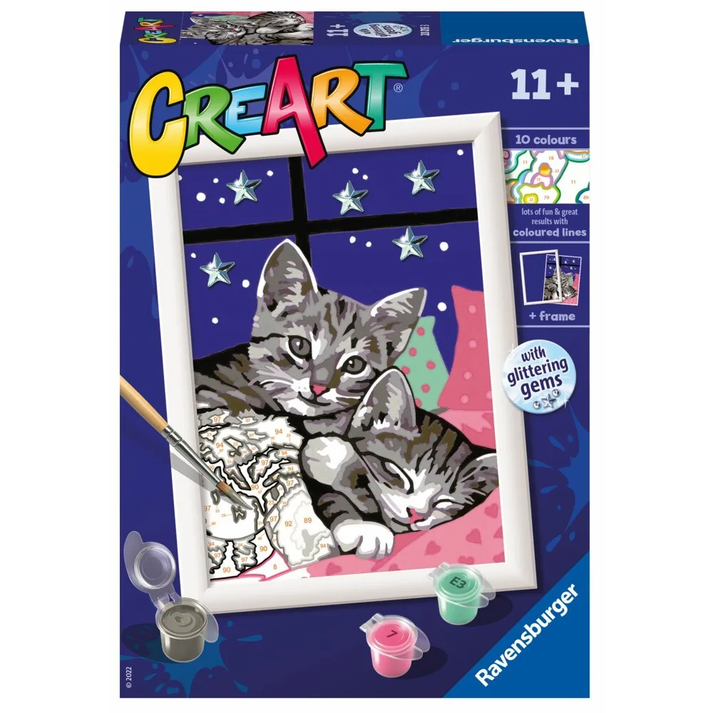 Ravensburger - CreArt Книжка для рисования Милые котята 202133 / артикул 202133 / GTIN 4005556202133