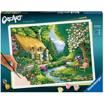 Картина по номерам Ravensburger CreArt 201549 Домик у реки 201549