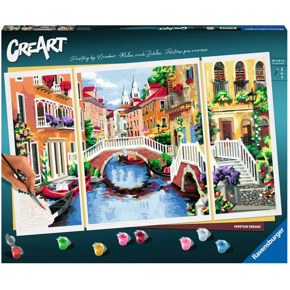 Ravensburger - CreArt Книга для рисования Панорама Венеции 201358 / артикул 201358 / GTIN 4005556201358
