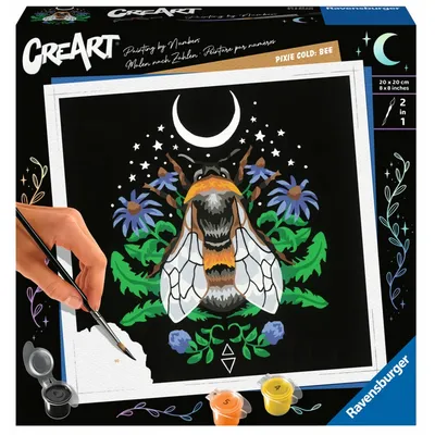 Картина по номерам Ravensburger CreArt Pixie Cold 235124 Пчела 235124