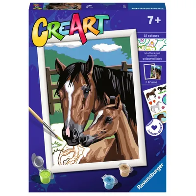 Ravensburger - CreArt Книга для рисования Лошади 235735