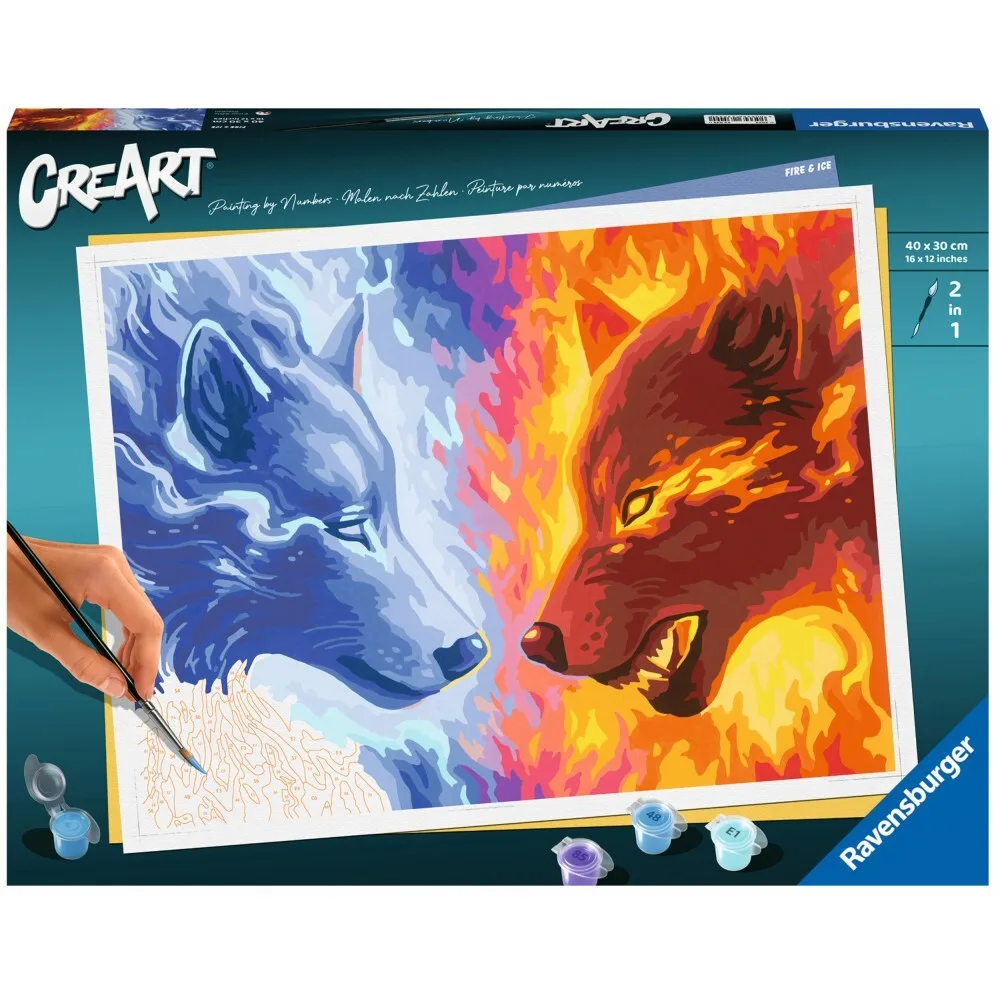 Картина по номерам Ravensburger CreArt 235490 Волки 235490